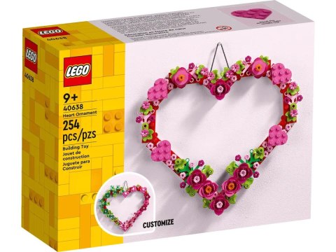 Klocki konstrukcyjne Ozdoba w kształcie serca Lego (40638)
