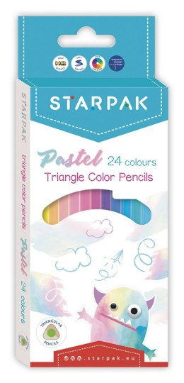 Kredki ołówkowe 24 kol. Starpak (472398)