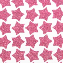 Naklejka (nalepka) brokatowe z pianki różowe Arpex (BN7857ROZ-8663)