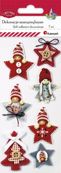 Naklejki świąteczne Craft-Fun Series Boże Narodzenie Titanum (19XQ18-45)