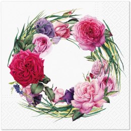 Serwetki Lunch Gorgeous Wreath mix nadruk papier Paw (SDL148000)