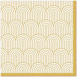 Serwetki TaT Golden Arches mix bibuła [mm:] 330x330 Paw (TL127109)