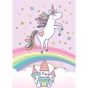 Kartka składana KARNET B8 unicorn tęcza Henry (5905701484300)
