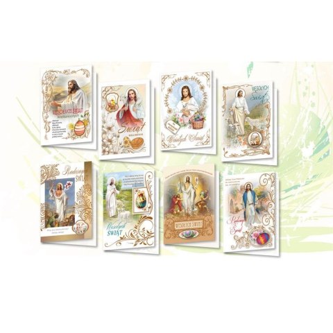 Kartka składana B6 karnet z naklejanymi elementami Top Graphic (BWG)