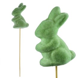 Ozdoba wielkanocna Zielony zajączek na piku Arpex (YY3520)