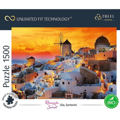 Puzzle Romantic Sunset: Oia, Santorini 1500 el. Trefl (26195)