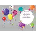 Kartka składana JASKRAWE BALONY A5 Henry (5907465663052)