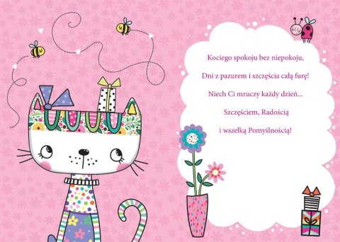 Kartka składana A5 KOT-WIOSNA Henry (5907465663052)