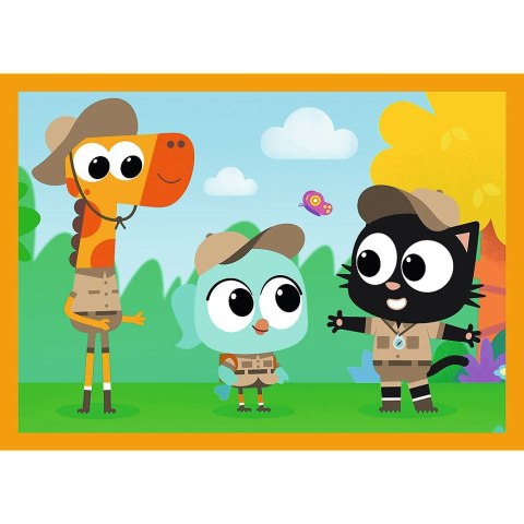 Puzzle Planeta Milo 4w1 el. Trefl (34654)