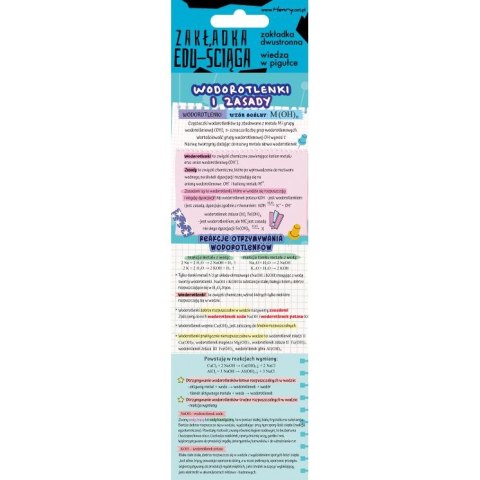 Zakładka do książki Ściąga wodorotlenki i zasady Henry (5905701482719)