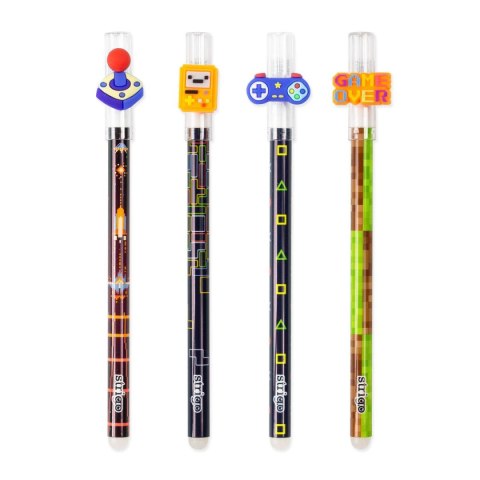 Długopis wymazywalny Game 5902315577046 wkład niebieski 0,35mm Strigo (SSC180)