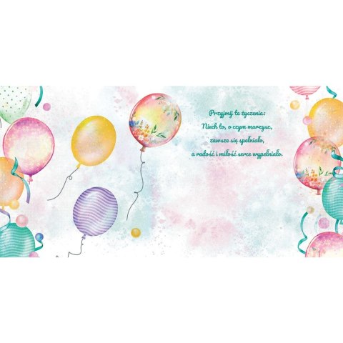 Kartka składana kw KW bukiet balonów II Henry (5905701488087)