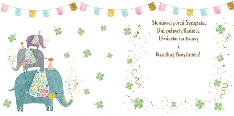 Kartka składana kw KW słonik Henry (55905701484805)