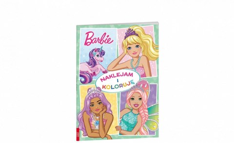 Książka dla dzieci Barbie™ Naklejam i Koloruję Ameet (Nak-1402)