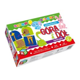 Układanka GÓRA DÓŁ: ZWIERZĘTA Multigra