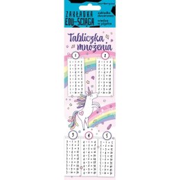 Zakładka do książki Ściąga tabkiczka mnożenia unicorn tęcza Henry (5905701482696)