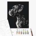 Zestaw kreatywny Malowanie Po Numerach 40x50 cm Pies Brushme (BR-BS53935)