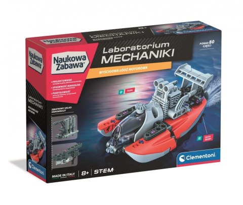 Klocki konstrukcyjne Laboratorium Mechaniki Motorówka Clementoni (CLM50247)