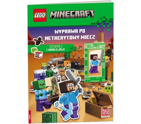 Książka dla dzieci LEGO® Minecraft®. Wyprawa po netherytowy miecz Ameet (MSF 5201)