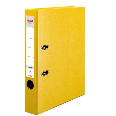 Segregator dźwigniowy Q. file Standard 0011167517 A4 50mm żółty Herlitz (300003092)