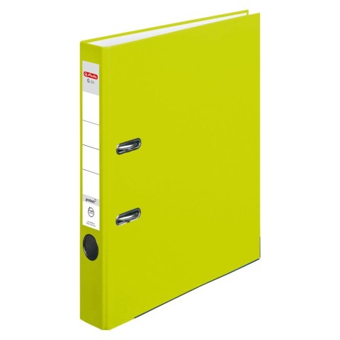 Segregator dźwigniowy Q. file Standard 50022496 A4 50mm zielony Herlitz (300005282)
