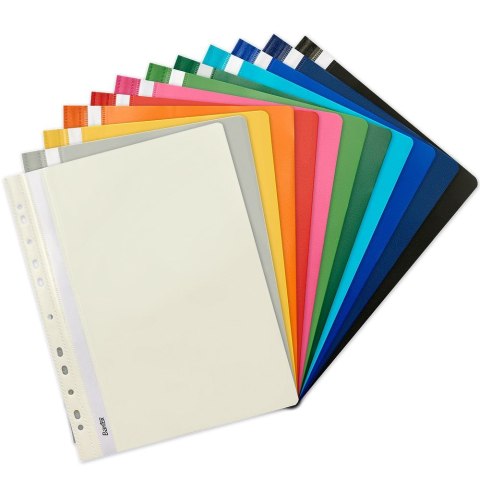 Skoroszyt wpinany A4 szary polipropylen PP Bantex (400076704)