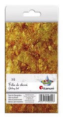 Folia ozdobna Craft-Fun Series do złoceń płatki złota Titanum
