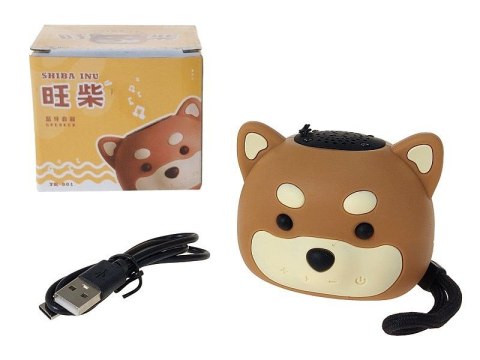 Głośnik miś, 9x7x7cm, Bluetooth, kabel USB mix Adar (617063)