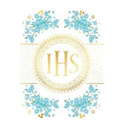 Kartka składana B6 KARNET B6 KOMUNIA ZK IHS Henry (5907465661379)