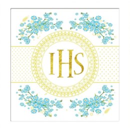 Kartka składana kw KARNET KW KOMUNIA TŁ NIEZAPOMINAJKA Henry (5907465664974)