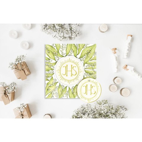 Kartka składana kw KARNET KW WZ HOSTIA Z KONWALIAMI Henry (5907465667494)