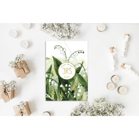 Kartka składana A5 Karnet A5 KOMUNIA KOPERTA KONWALIE Henry (5907465668125)