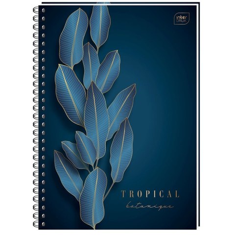 Kołozeszyt (kołonotatnik) A4 120k. krata+linia Interdruk (KOŁOZA4120HYB)