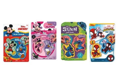 Kreda z szablonem Minnie/Spidey kolor: mix 2 szt John (130040564)