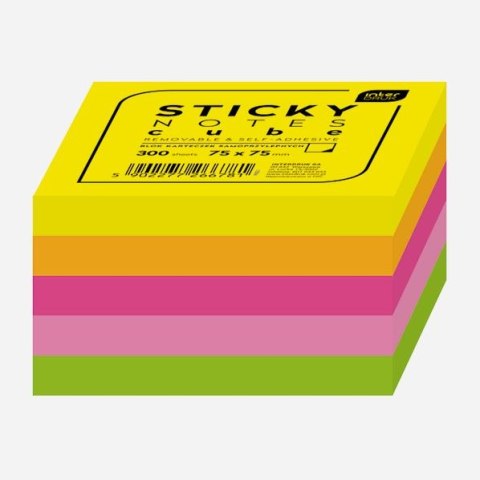 Notes samoprzylepny (karteczki) mix 300k [mm:] 750x750 Interdruk (IKARSAM300)