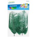 Piórka zielony ciemny Craft With Fun (545787)