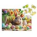 Puzzle drewniane Wielkanocny zajączek 50 el. Multigra