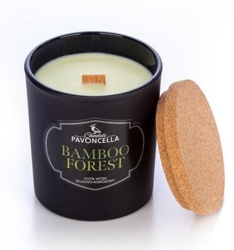 Świeczka ozdobna Classico Bamboo Forest czarna 135 g Pavoncella (5905711530035)