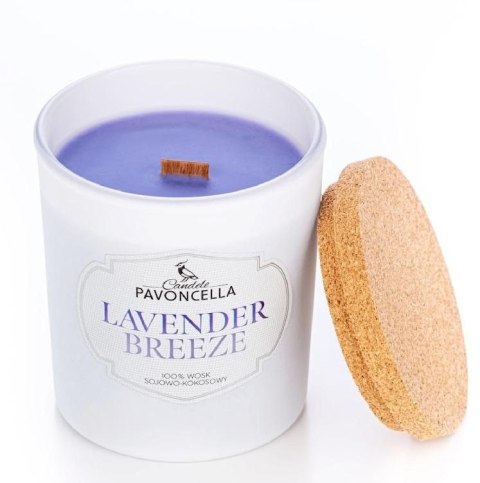 Świeczka ozdobna Classico Lavender Breeze biała 135 g Pavoncella (5905711530165)