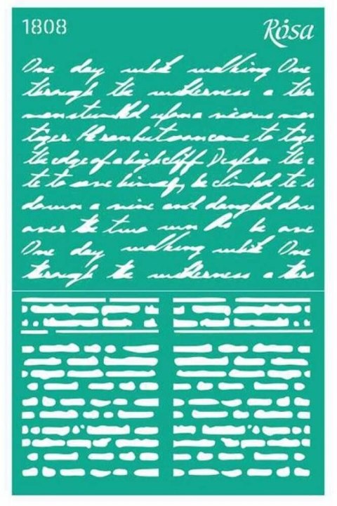 Szablon Pismo Rosa (1808)