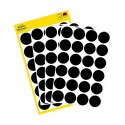 Etykieta do oznaczania kropki śr.18mm CZARNY Zweckform (3003)