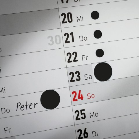 Etykieta do oznaczania kropki śr.18mm CZARNY Zweckform (3003)