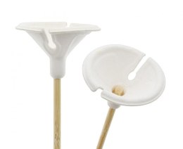 Patyczki do balonów z zatyczkami do balonów, bambus + papier 100 szt Godan (GA-PZB1)