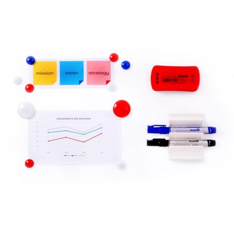 Tablica suchościeralna rama aluminiowa [mm:] 1500x1000 Memobe (MTM150100.02.02.51)