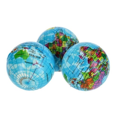 Piłeczka globus 7cm Mega Creative (459630)