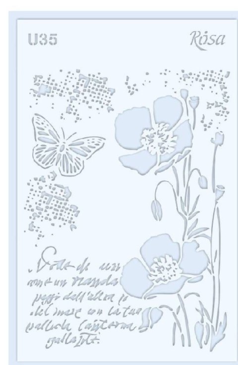 Szablon Maki Rosa (nr.U35)