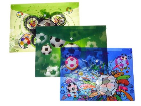 Teczka plastikowa na guzik mix A4 mix [mm:] 360x260 Adar (572805)