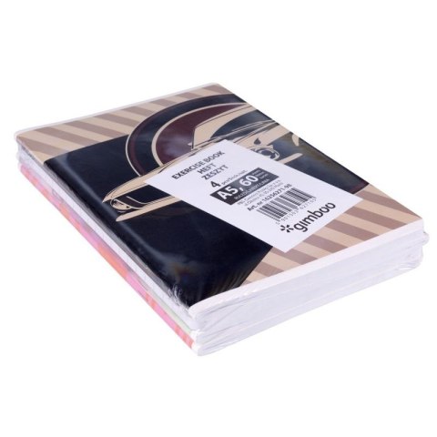 Zeszyt A5 60k. 70g linia Gimboo (16256271-98)