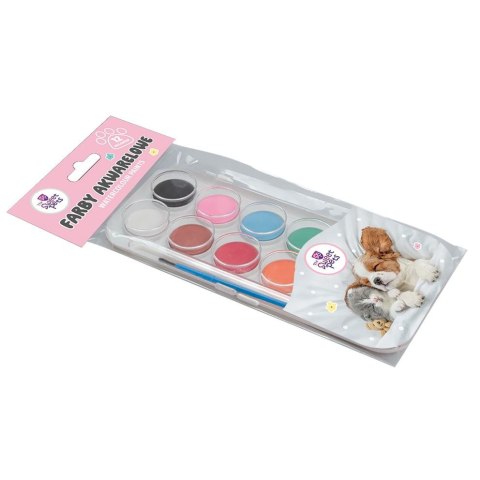 Farby akwarelowe The Sweet Pets 12 kolor. Rexus (2259)