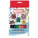 Kredki ołówkowe Avengers trójkątne 12 kol. Beniamin